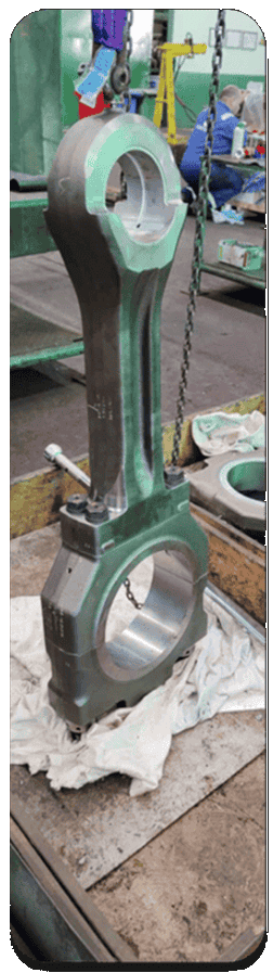 Marine engine connecting rod