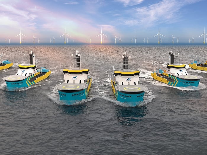 Revolutionizing Offshore Wind Support: Damen and SCHOTTEL Power Windcat’s Hydrogen-Powered Elevation Series CSOVs