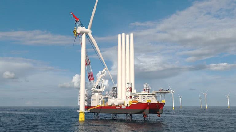 Dominion Energy Launches First US-Built Offshore Wind Turbine Installation Vessel in Texas