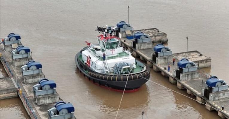 Damen Launches First Fully Electric Tug for Port of Antwerp-Bruges
