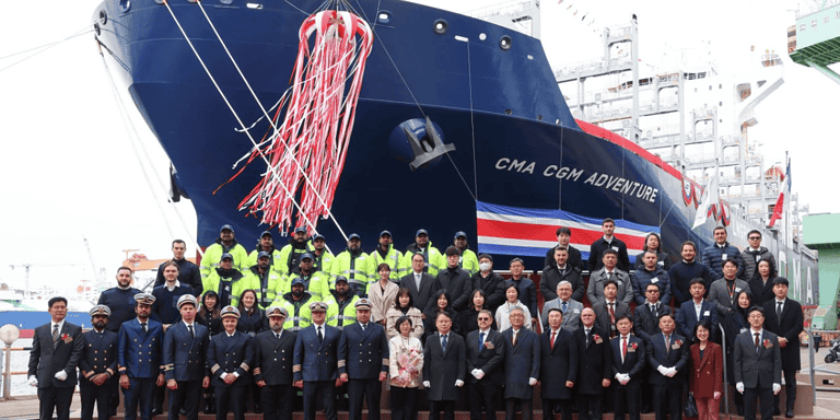 CMA CGM Expands Its Eco-Friendly Fleet with the LNG-Powered “Adventure”